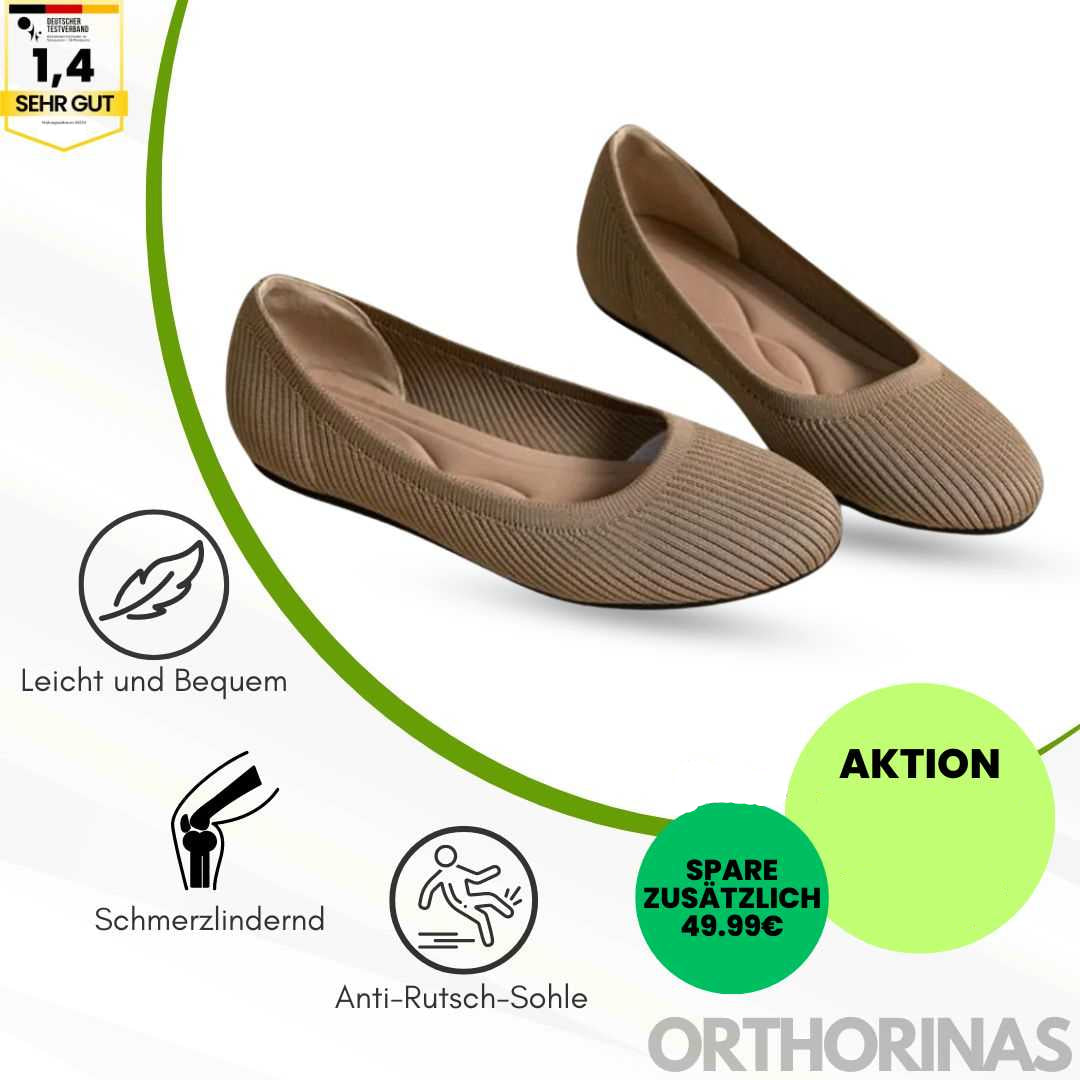 Orthorinas - ergonomische schmerzlindernde Ballerinas