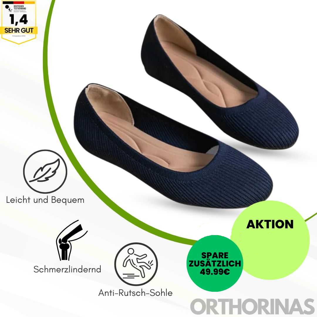 Orthorinas - ergonomische schmerzlindernde Ballerinas