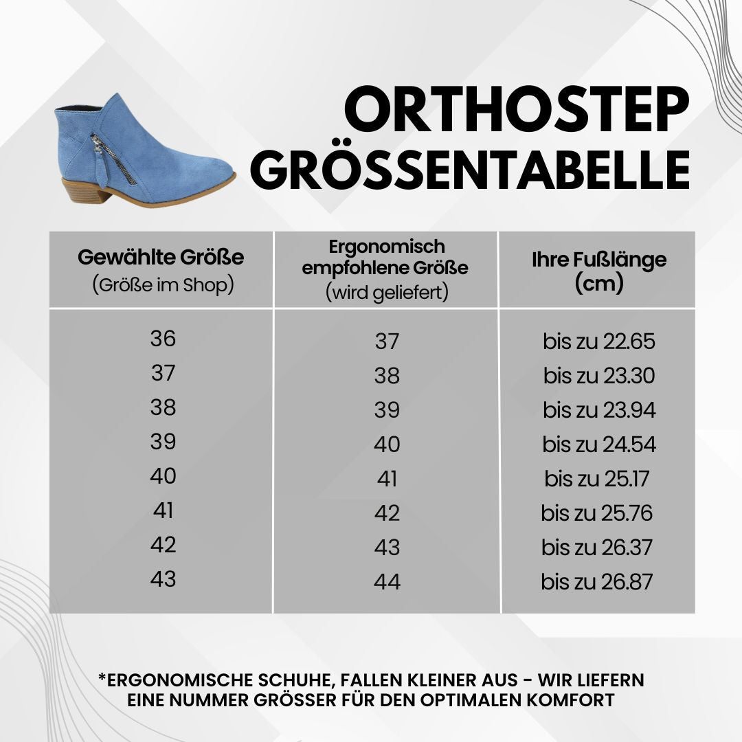 OrthoStep – Ergonomische Schmerzlinderungs-Stiefeletten