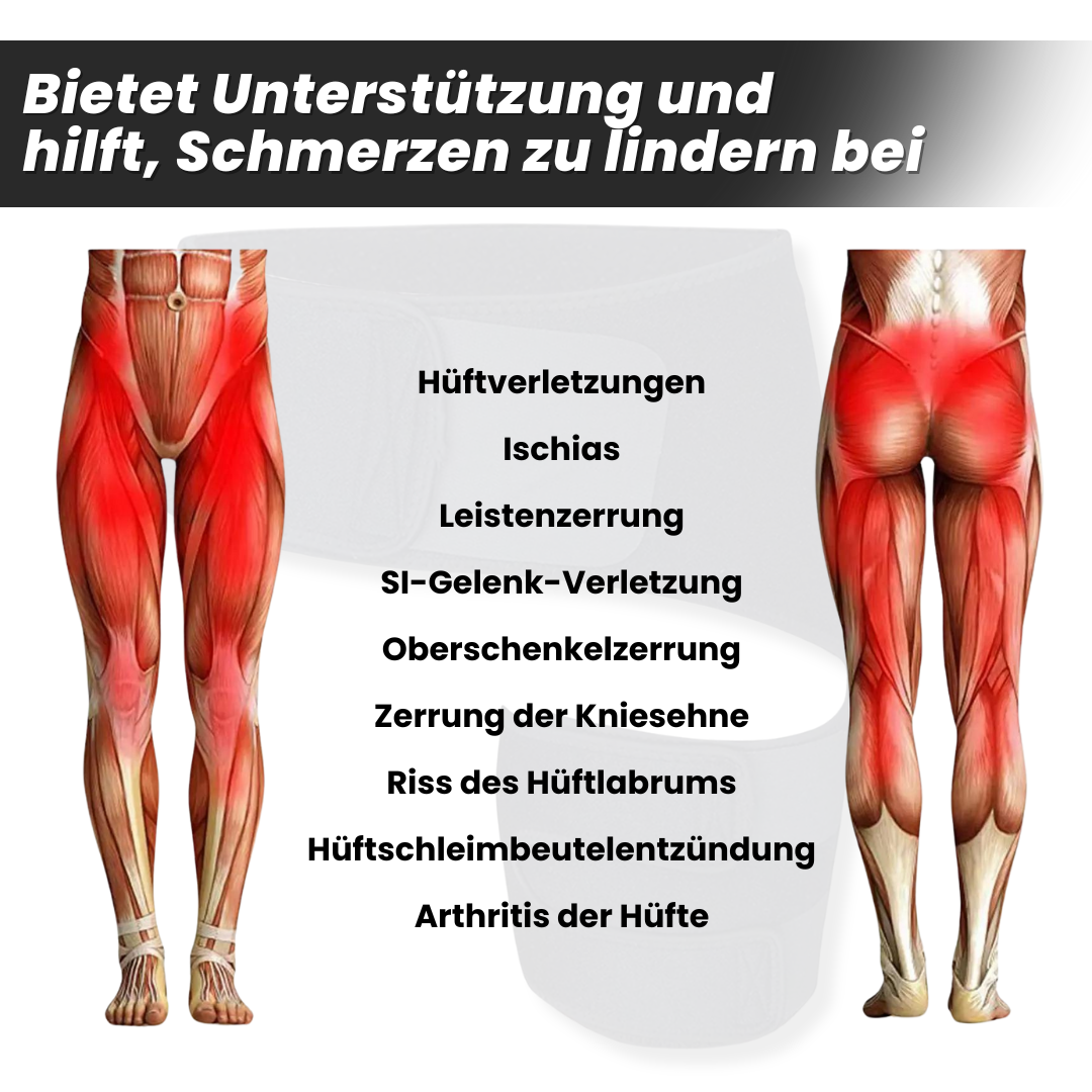 IschiaCare - orthopädische Bandage zur Behebung von Ischiasschmerzen