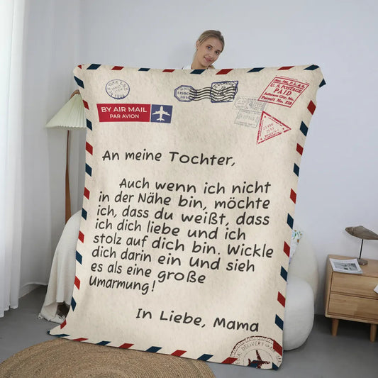 Mutter - Für meine Tochter / Für meinen Sohn - Premium Decke™ Ver. 3