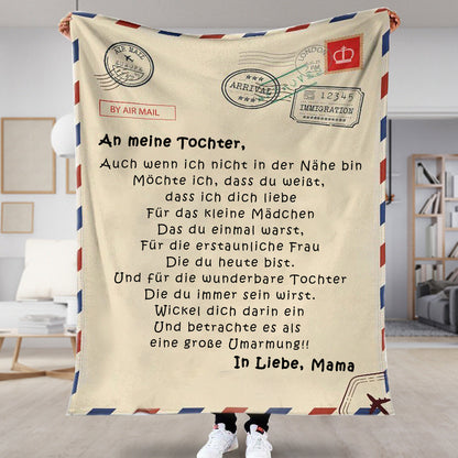 Mutter - Für meine Tochter / Für meinen Sohn - Premium Decke™ Ver. 2