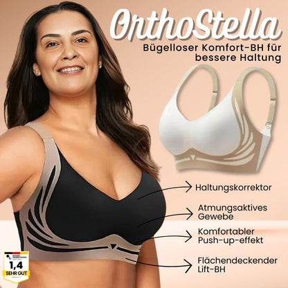 OrthoStella - ergonomischer, bügelloser Komfort-BH für bessere Haltung inkl- Push-Up Effekt