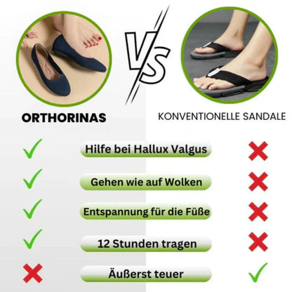 Orthorinas - ergonomische schmerzlindernde Ballerinas