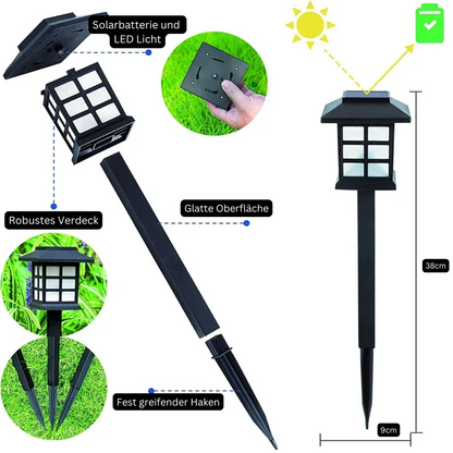 Solar LED Lampe – Gemütlicher Garten bei Nacht ohne Stromkosten