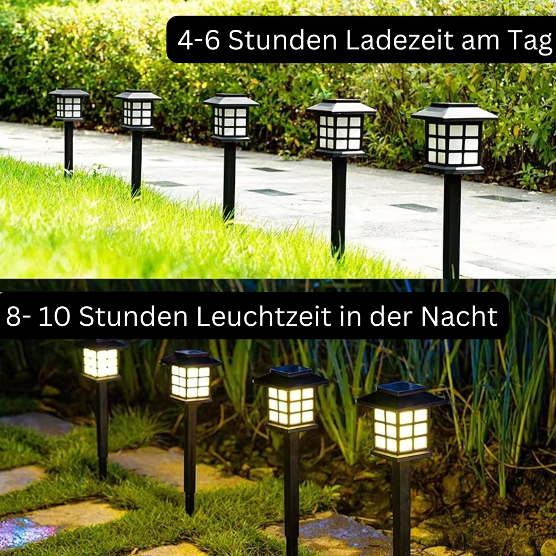 Solar LED Lampe – Gemütlicher Garten bei Nacht ohne Stromkosten