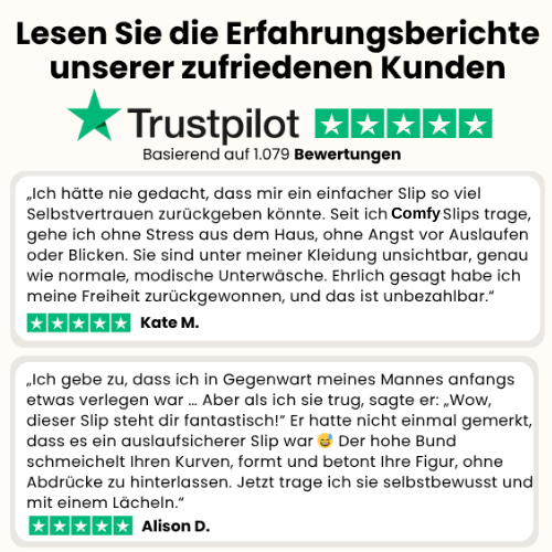 ComfyTrocken. – Die Unterwäsche gegen Harnverlust